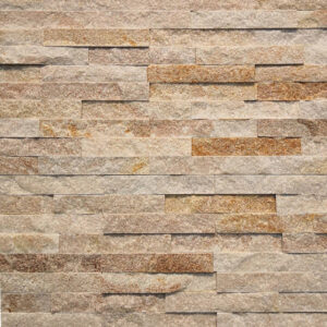 Elegant Gold Quartzite Ledgestone in 6X24 format